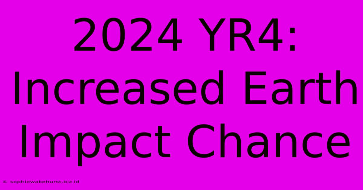 2024 YR4: Increased Earth Impact Chance