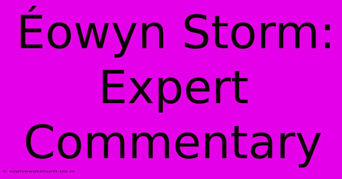 Éowyn Storm: Expert Commentary