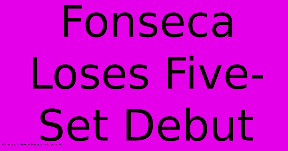 Fonseca Loses Five-Set Debut