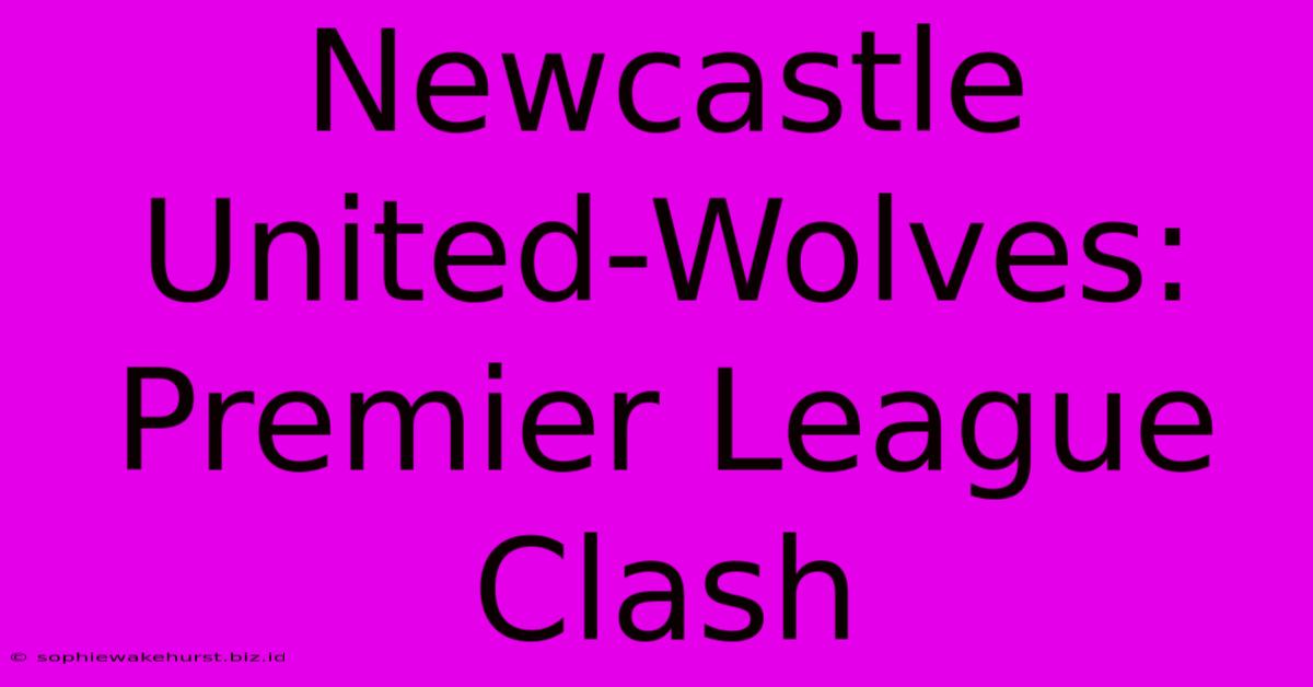 Newcastle United-Wolves: Premier League Clash