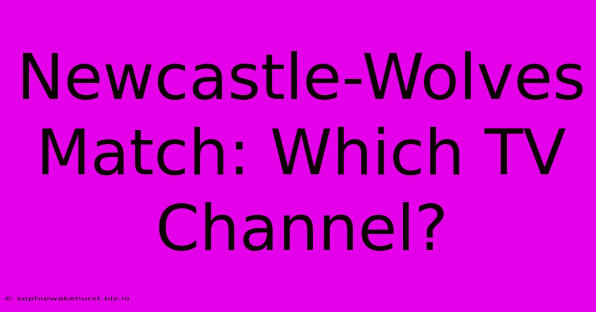 Newcastle-Wolves Match: Which TV Channel?