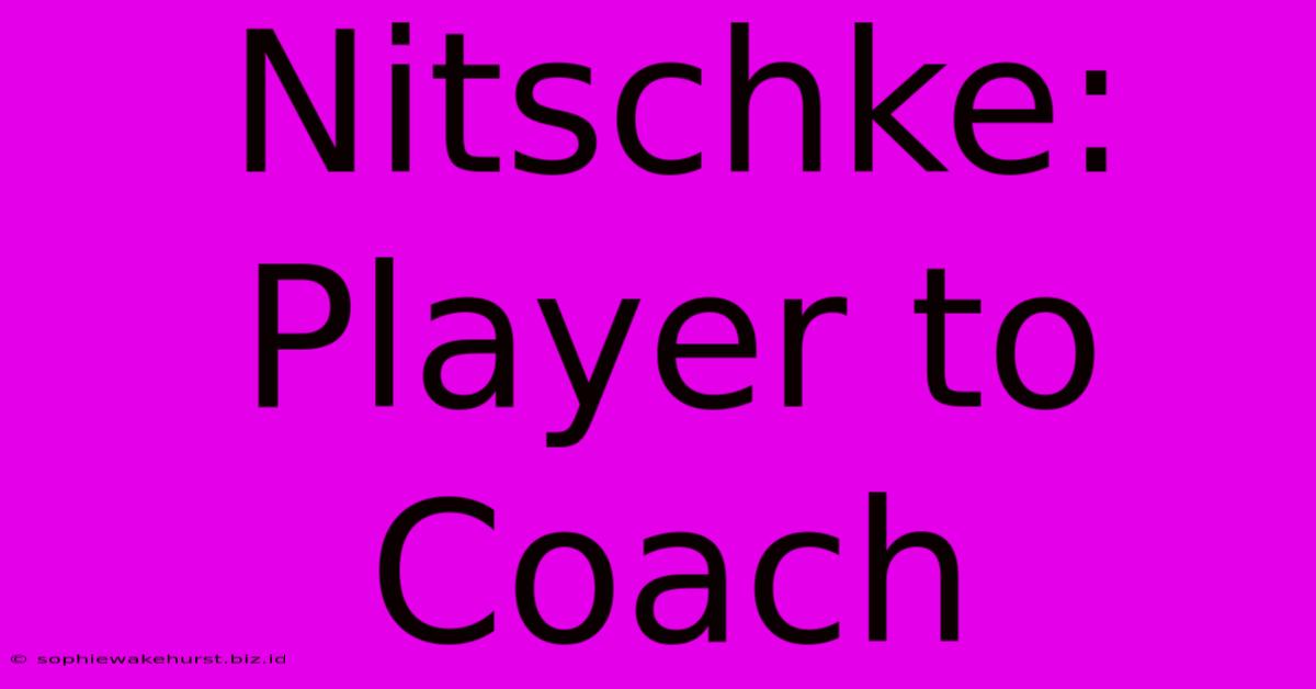 Nitschke: Player To Coach