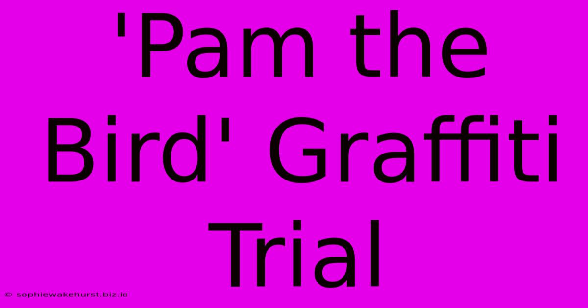 'Pam The Bird' Graffiti Trial