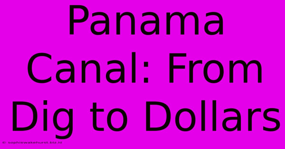 Panama Canal: From Dig To Dollars