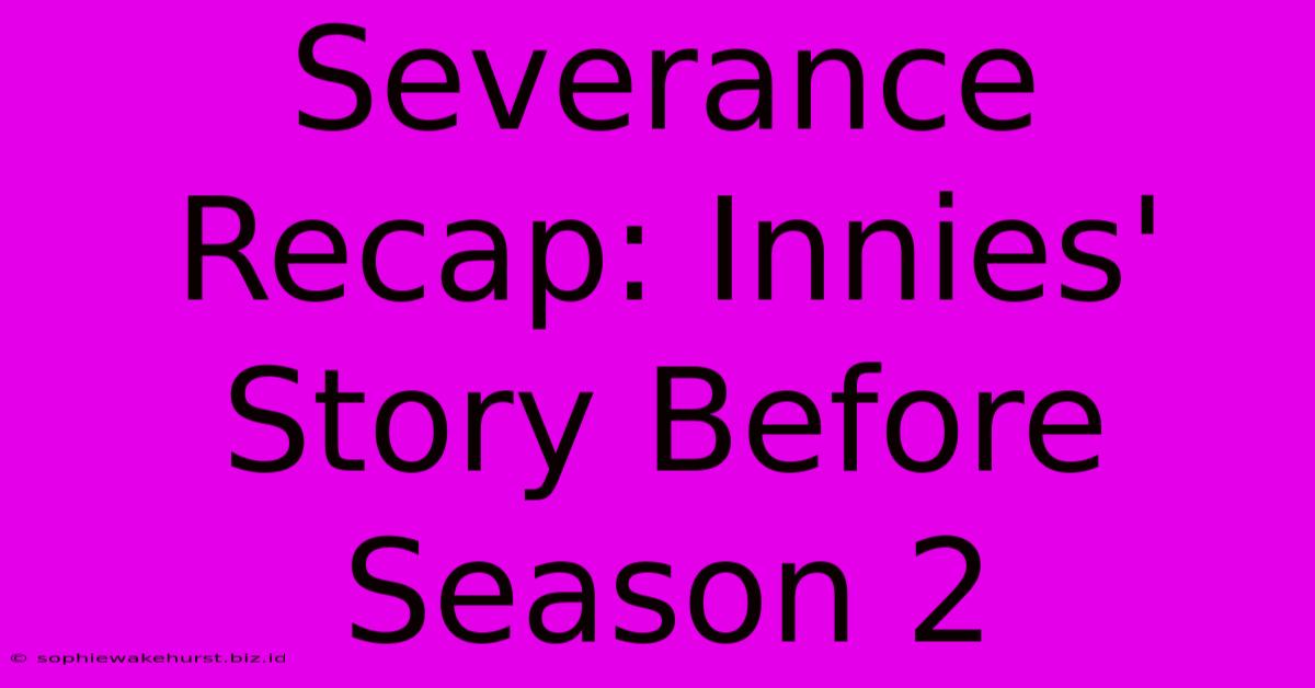 Severance Recap: Innies' Story Before Season 2