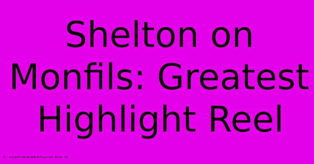 Shelton On Monfils: Greatest Highlight Reel