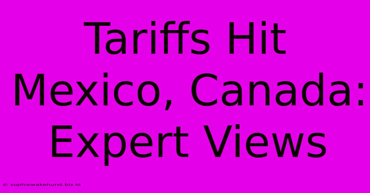 Tariffs Hit Mexico, Canada: Expert Views