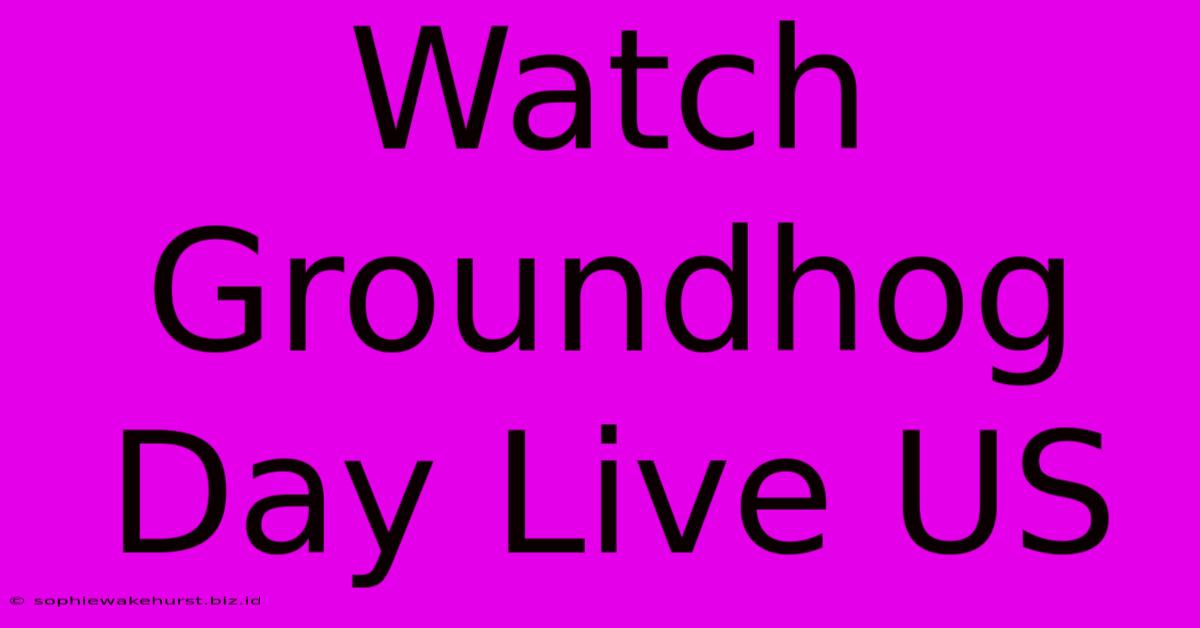 Watch Groundhog Day Live US