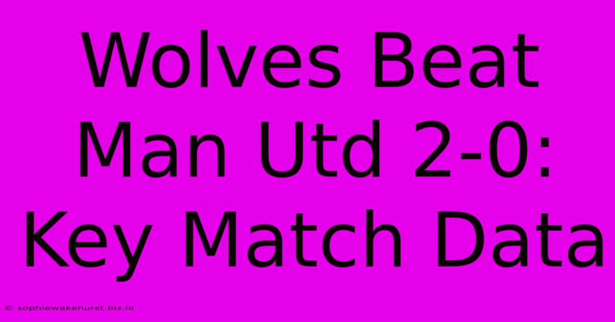 Wolves Beat Man Utd 2-0: Key Match Data